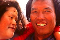 Nima Sherpa and his wife Ramkumari